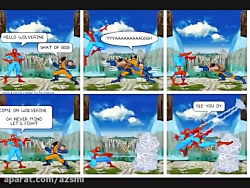 کارتون هالک و مردعنکبوتی