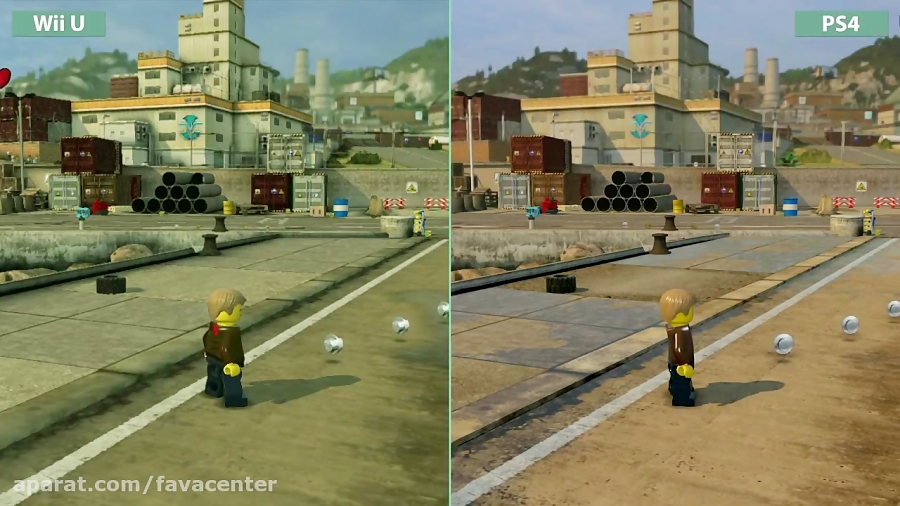 مقایسه گرافیکی بازی LEGO City Undercover رویps4 و wii u