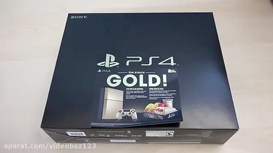 GOLD PS4 Limited Edition. Bundle. Unboxing