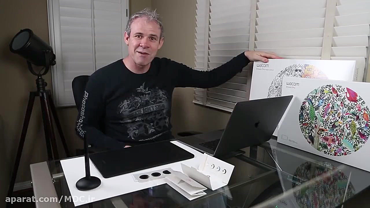 آموزش راه اندازی Wacom intuos Pro 2 ویدیوی وایرال
