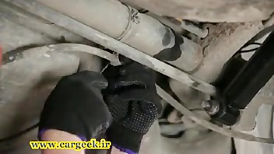 تعویض کابل ترمز دستی پژو 206