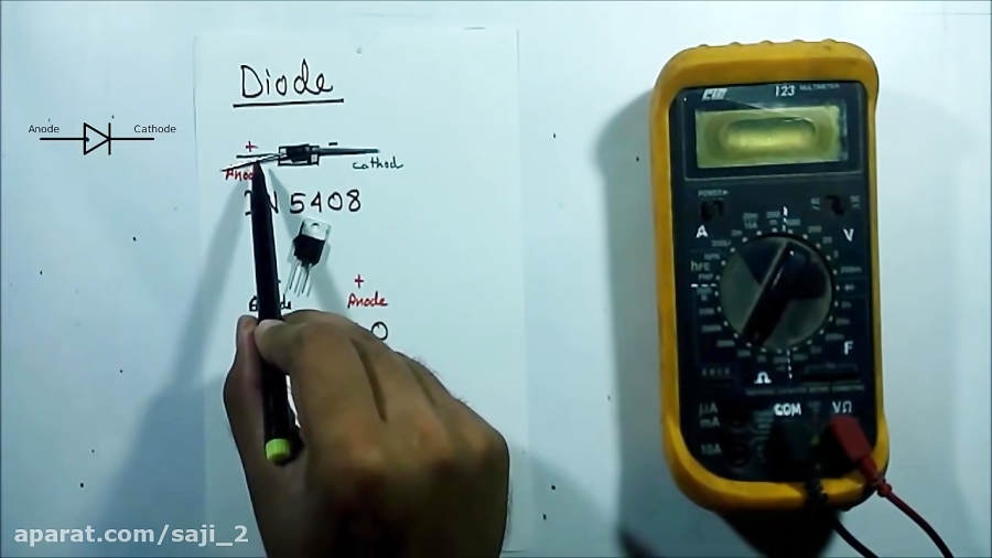 How to test diode using digital multimeter / Multimeter tutorial