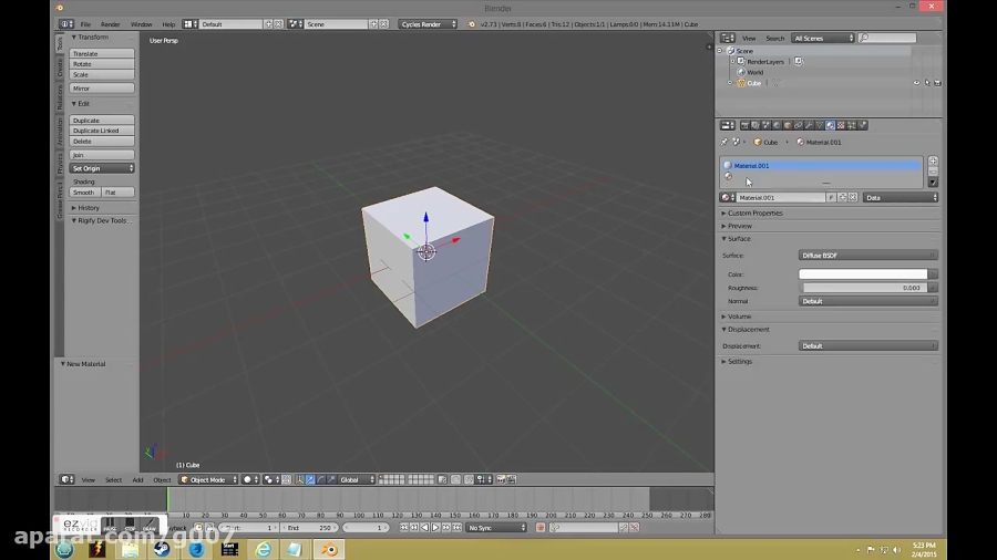 export blender material to unity