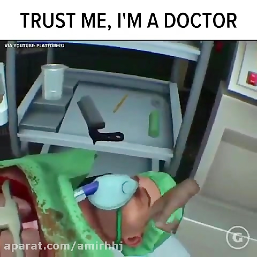گیم پلی بازی surgeon sim پلی استیشن VR