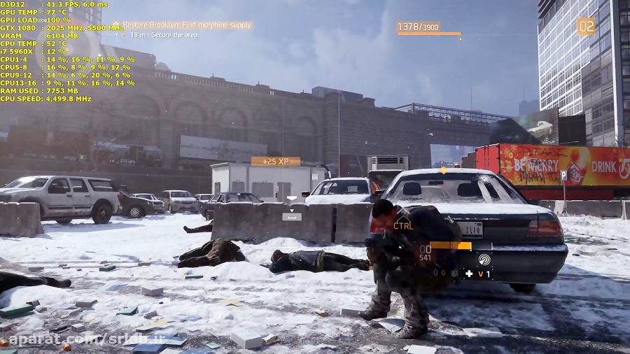The Division Ultra Settings 4K | GTX 1080 | i7 5960X 4.5GHz