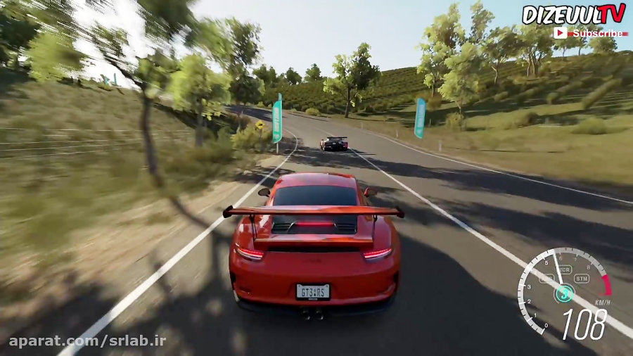 گیم پلی Forza Horizon 3 با Porsche 911 GT3 RS