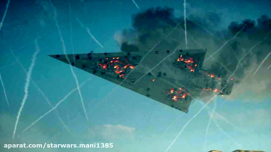 STAR WARS Battlefront - Super Star Destroyer Crash | Battle of Jakku