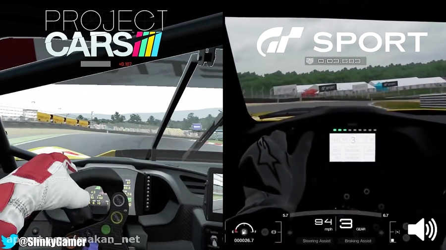 مقایسه گرافیک و صدای GT Sport vs Project Cars