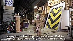 ساخت مجسمه های چوبی غول پیکر د...