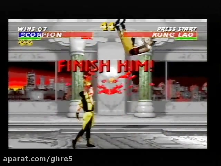 Ultimate Mortal Kombat 3 On SEGA Mega Drive (Genesis) Part 2 (Scorpion playthrough)