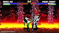 Ultimate Mortal Kombat 3 Arcade Human Smoke Playthrough @720p 60fps