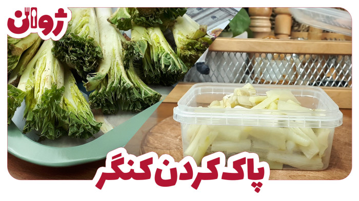 ویدیوهای ژوان در کانال آشپزی آپارات 20 طرز پاک کردن کنگر