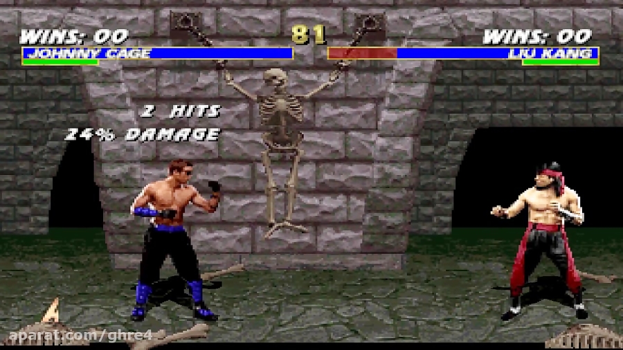 Mortal Kombat Trilogy ( PS1 ) Johnny Cage Combos