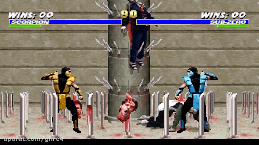 Mortal Kombat Trilogy (PS1) Scorpion Combos