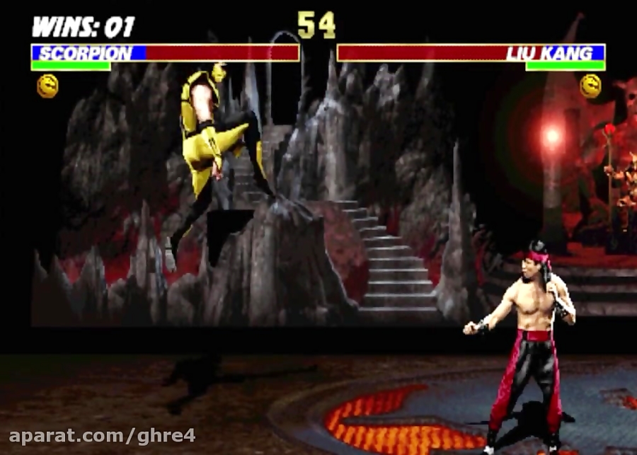 Ultimate Mortal Kombat 3 Arcade Scorpion Playthrough @720p 60fps