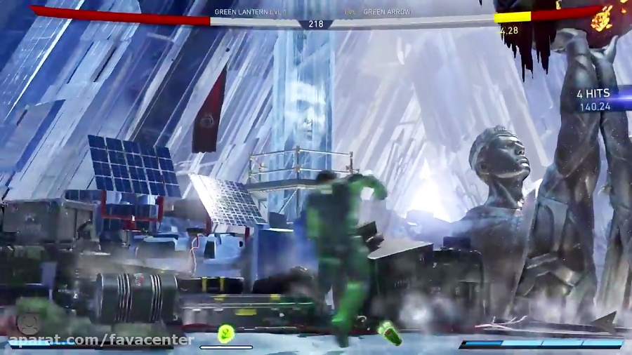 گیم پلی عنوانGreen Lantern vs Green Arrow-Injustice 2