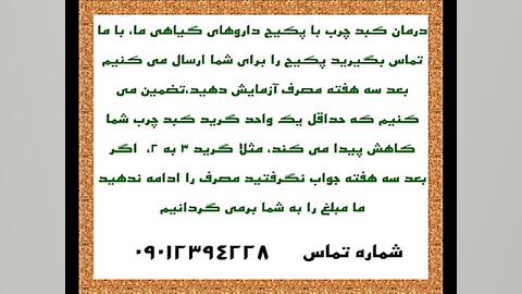 درمان قطعی کبد چرب گرید ۳ با پکیج گیاهی پالپوتومی