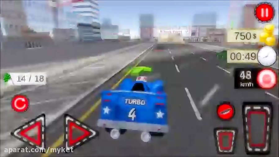Kids Toy Car Street Racing 3D