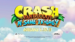 تریلر گیم پلی بازی Crash Bandicoot N. Sane Trilogy