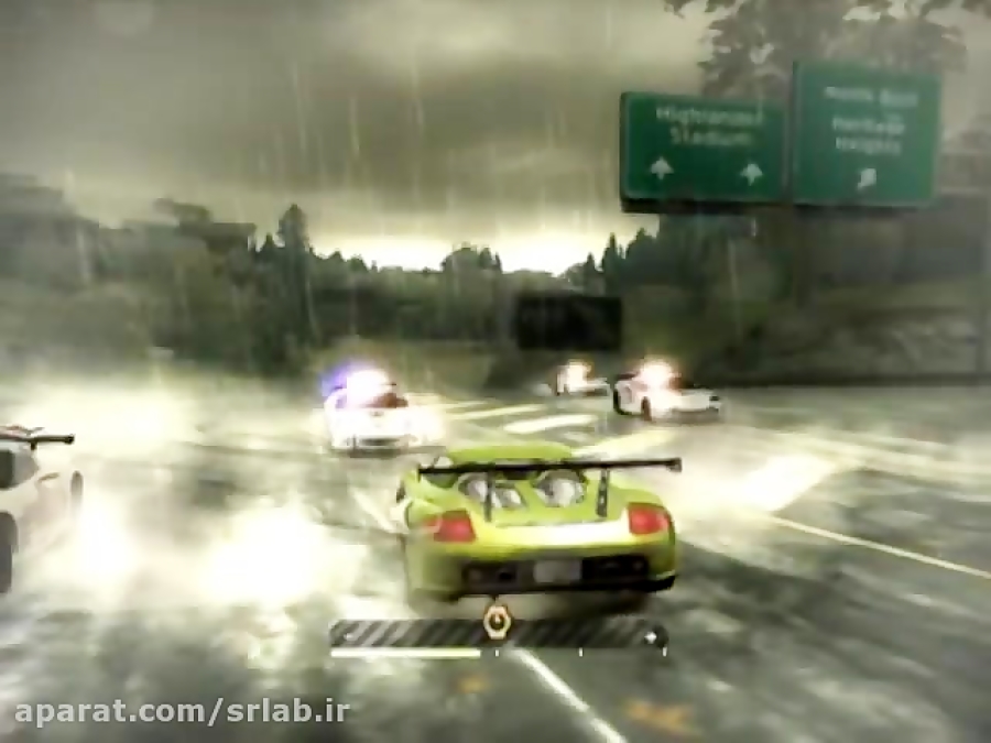 NFS MW - stunts, crazy actions with Carrera GT