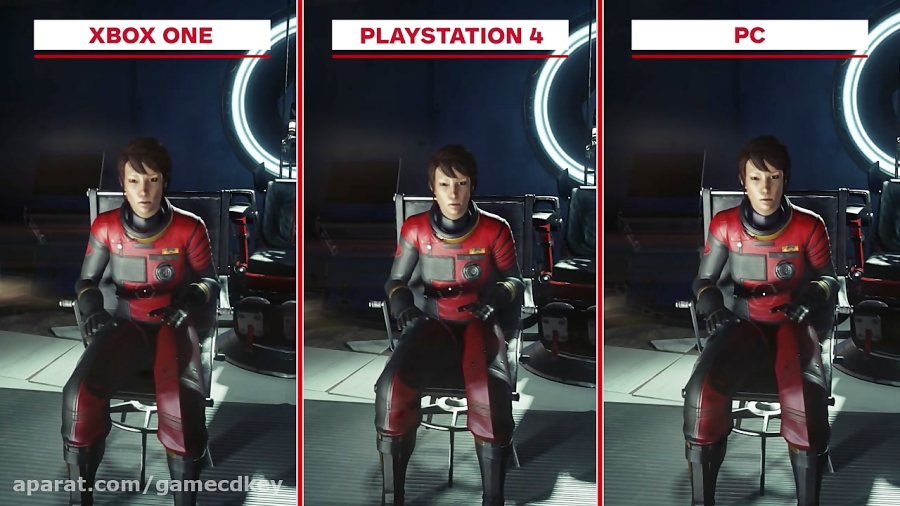 مقایسه گرافیک Prey در Xbox One - PS4 - PC