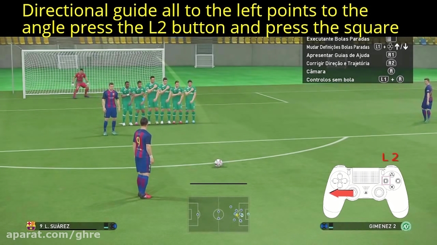 PES 2017 - Free Kick Tutorial KNUCKLEBALL 2017