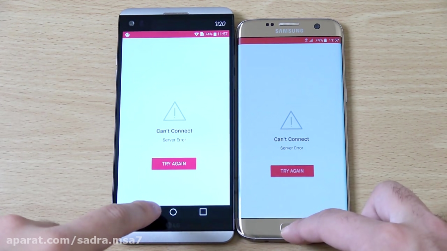 Lg V20 Vs Samsung Galaxy S7 Edge Android Nougat Speed