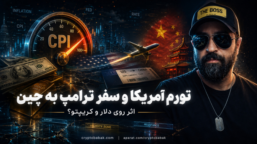 تورم آمریکا و سفر ترامپ به پکن | نگاهی به کریپتو و انس جهانی طلا
