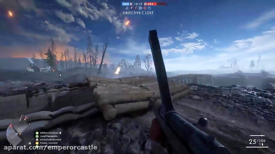 گیم پلی مپ جدید و فوق العاده Battlefield 1
