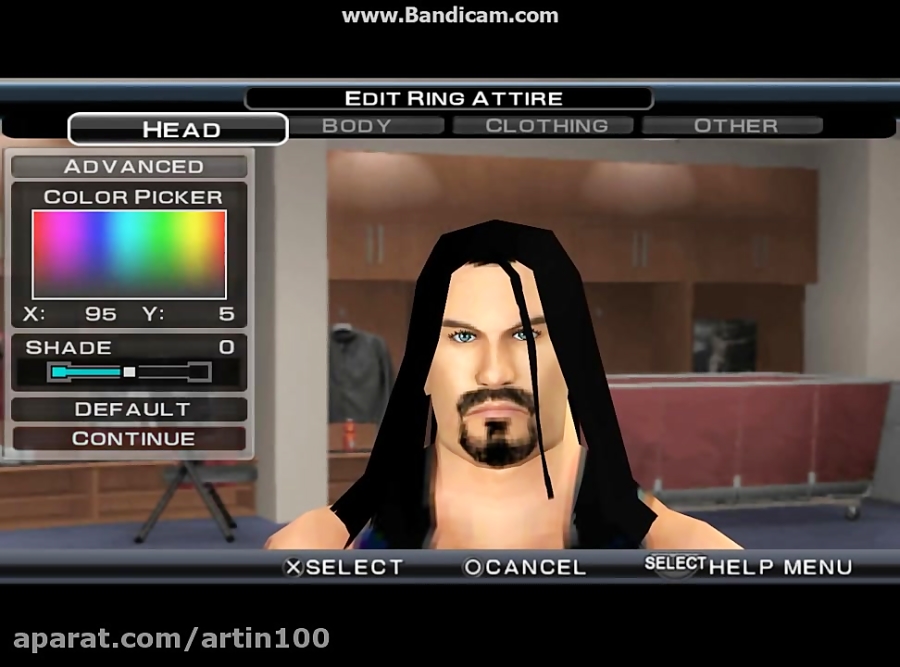 How to make Roman Reigns in wwe svr 2011 - psp