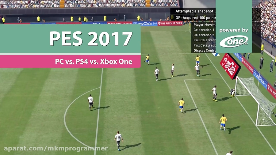 مقایسه بازی PES 2017 روی PC vs PS4 vs XBOXONE