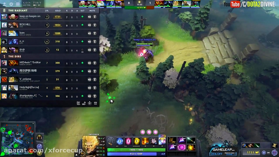 This is What Happen When Professional 9K Play PUBs Completely Destroy It ANA Invoker Dota 2