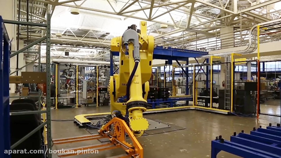 Heavy Duty Robotic Truck Unload System Offloads Large Automotive Modules