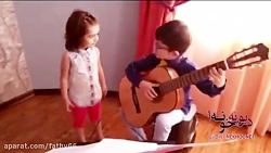 اجرای آهنگ نازنین مریم توسط دو...