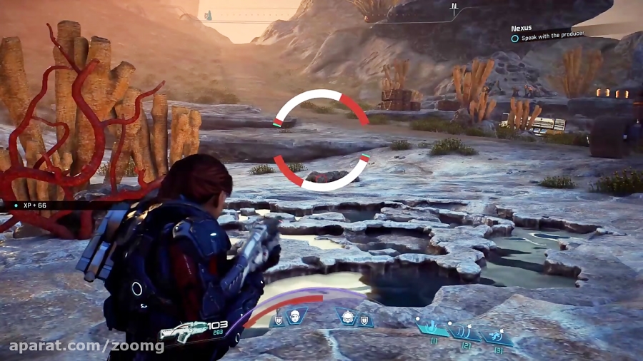دسترسی به سلاح موجود در میان پرده های بازی Mass Effect