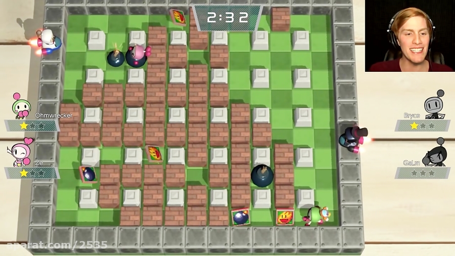 گیم پلی بازی زیبای Bryce Games - Super Bomberman R