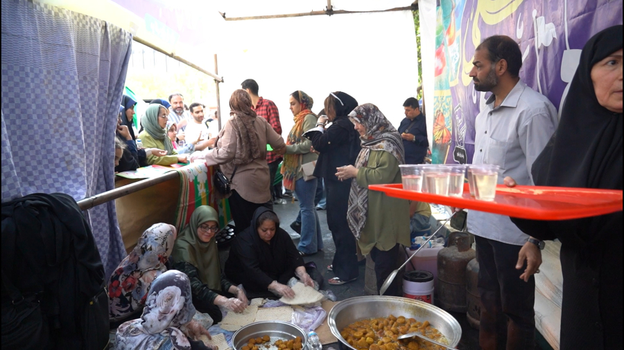 پیر و جوان و کودک خادم غدیر شده اند