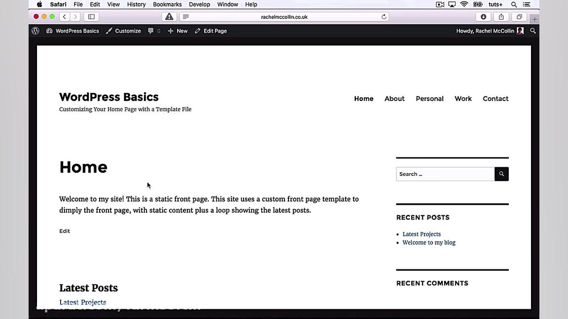 دانلود آموزش سفارشی سازی صفحه اول سایت های وردپرس بوسیل لیونل مسی
