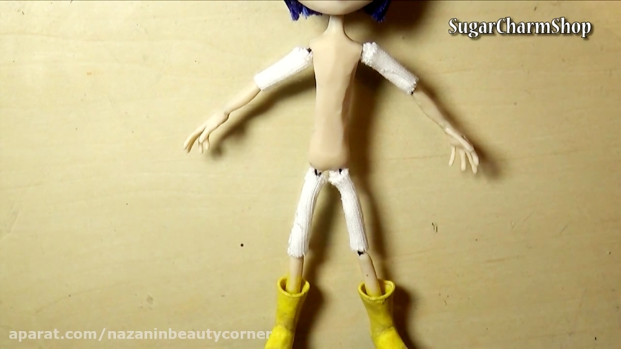 coraline clay doll