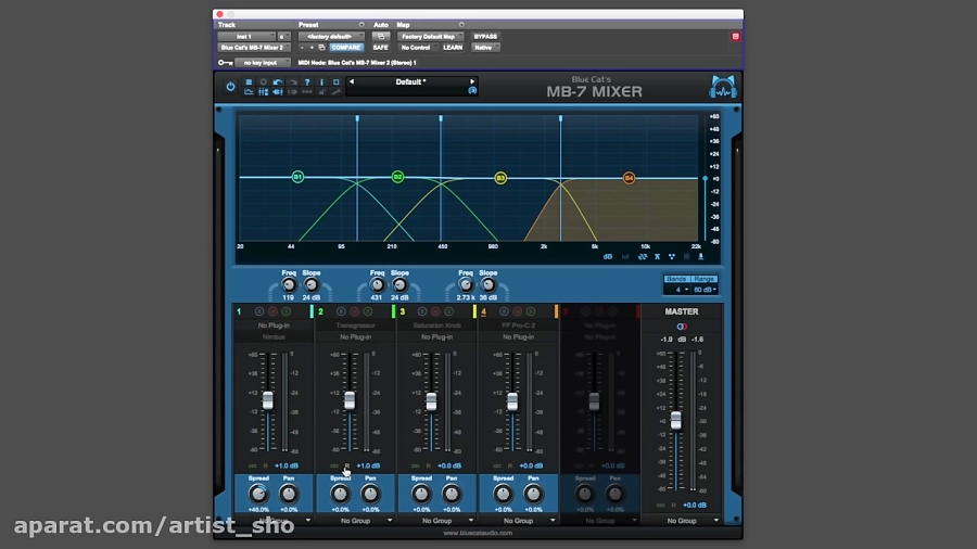 download the new for windows Blue Cats MB-7 Mixer 3.55