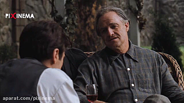 سکانس مرگ دون در فیلم پدرخوانده(The Godfather,1972) زمان390ثانیه