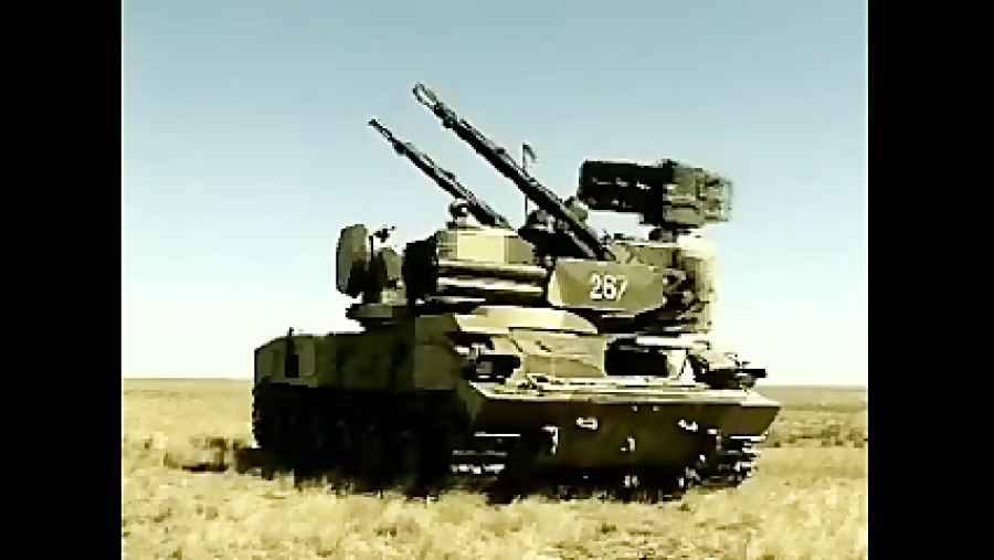 تانک زرهی پدافندی 2K22M Tunguska-M1 Russian Anti Aircraft