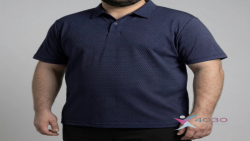 پولوشرت سایز بزرگ مردانه4030(کدمحصول:816)