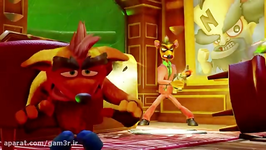 ویدیو: لحظات خنده دار بازی Crash Bandicoot - گیمر