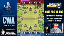 PRO VS PRO :: Marcelp vs Enchatin :: "GOING FOR THE RECORD" in Clash Royale