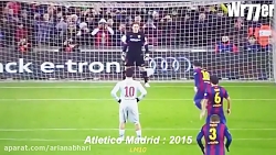 پنالتی های از دست رفته لیونل م...