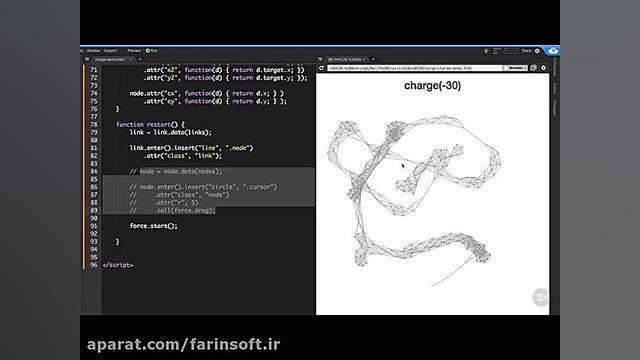 دانلود آموزش ساخت گراف های بسیار جذاب و محاوره ای بوسیل فریدون فروغی