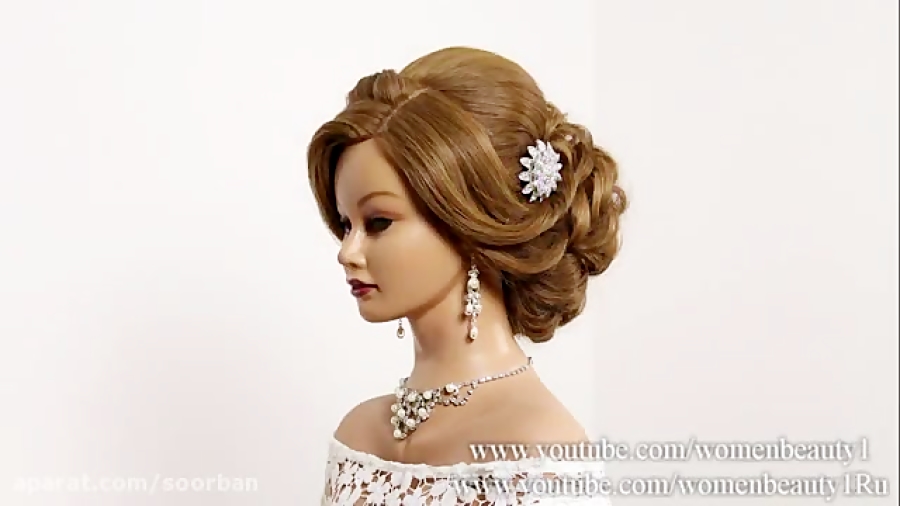 مدل مو عروس رمانتیک www.soorban.ir