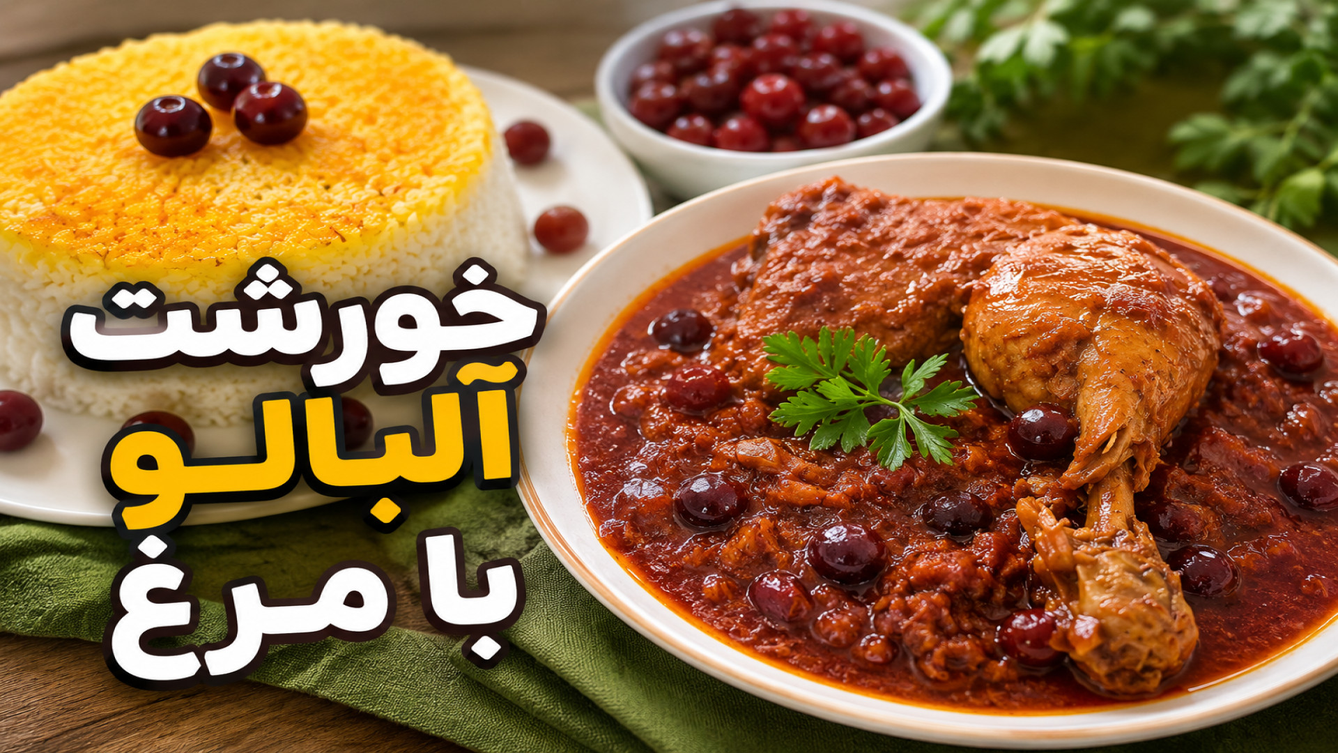 خورشت آلبالو با مرغ | طرز تهیه خوشمزه‌ترین خورشت آلبالو مجلسی