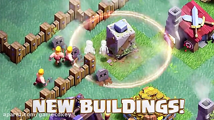 تریلر معرفی بازی Clash of Clans -Welcome to the Builder زمان50ثانیه